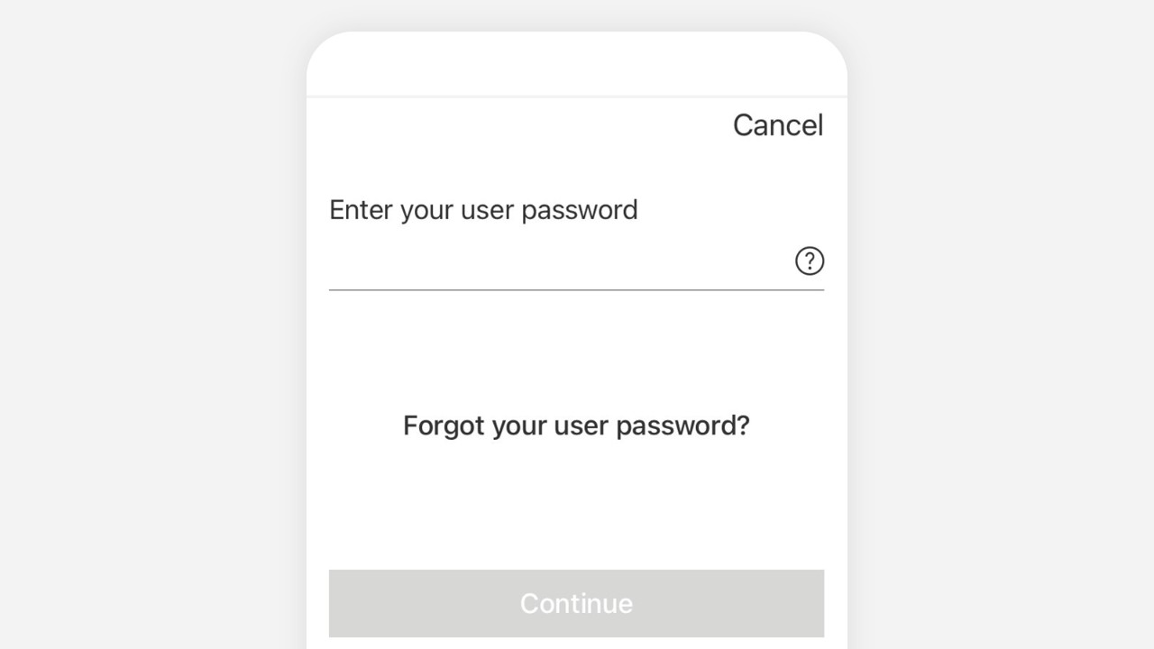 Forgot/Reset online banking password